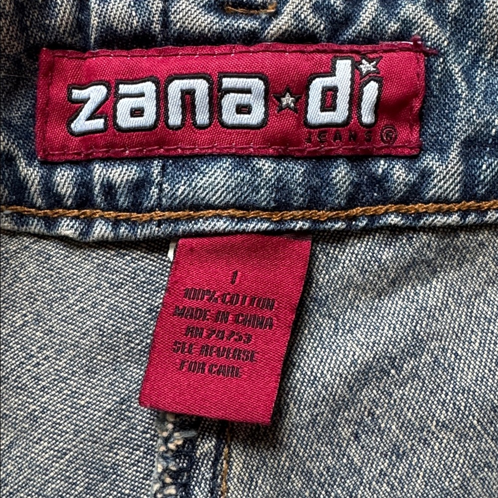 Zana Di Vintage Y2k Denim Jean Maxi Skirt - Picture 4 of 5